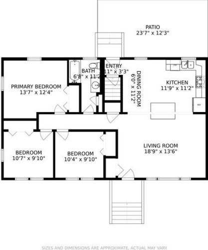 5931 Mckinley St, Gary IN  46410-2203 exterior