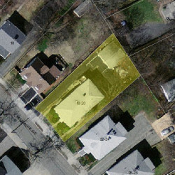 20 Melbourne Ave, Newton MA 02460-1222 aerial view