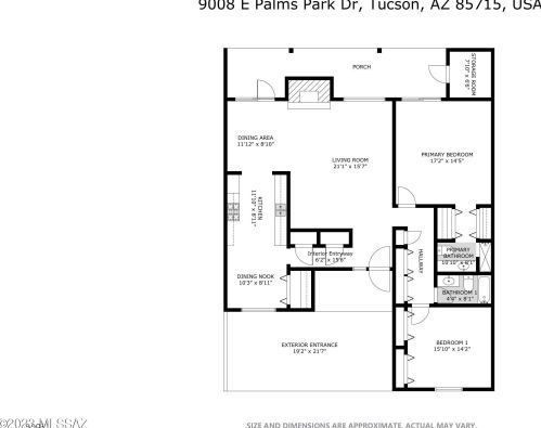 9008 Palms Park Dr, Tucson AZ  85715-5643 exterior