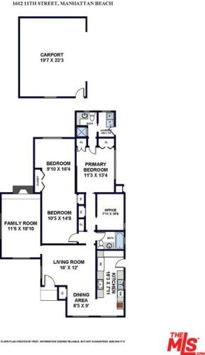 1612 11th St, Manhattan Beach CA  90266-6111 exterior