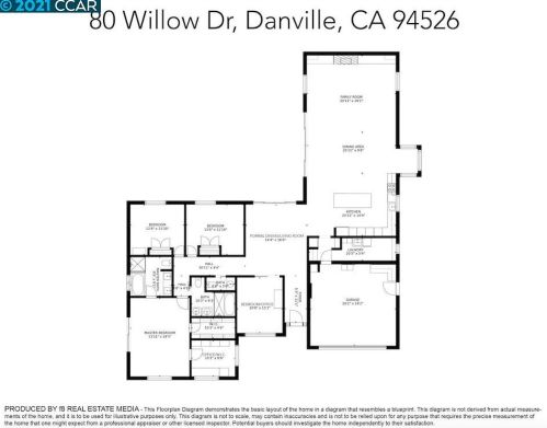 80 Willow Dr, Danville CA  94526-3517 exterior