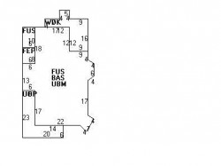 70 Elm St, Newton MA  02465-1806 floor plan
