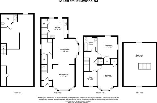 12 5th St, Bayonne, NJ 07002-4218