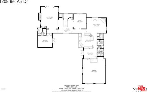 1208 Bel Air Dr, Santa Barbara CA  93105-4602 exterior