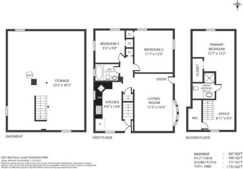 2001 Bell Pl, South Plainfield NJ  07080-2600 exterior