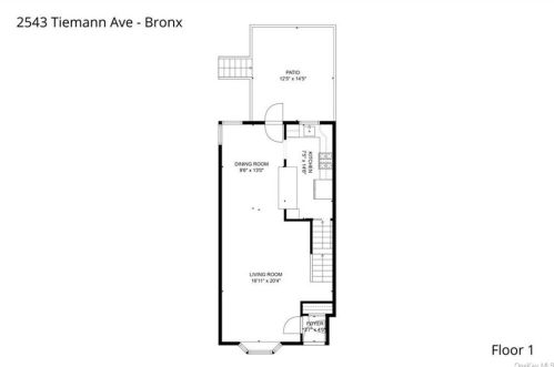 2543 Tiemann Ave, Bronx NY  10469-6111 exterior