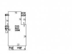 14 Lexington St, Newton MA  02465-1030 floor plan