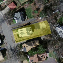 18 Aberdeen St, Newton MA  02461-1802 aerial view