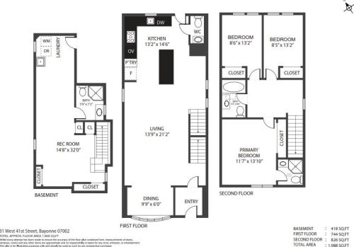 31 41 St, Bayonne NJ  07002-4803 exterior