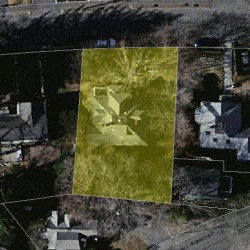 140 Newtonville Ave, Newton MA  02458-1830 aerial view