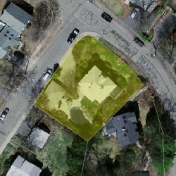 26 Islington Rd, Newton MA  02466-1006 aerial view