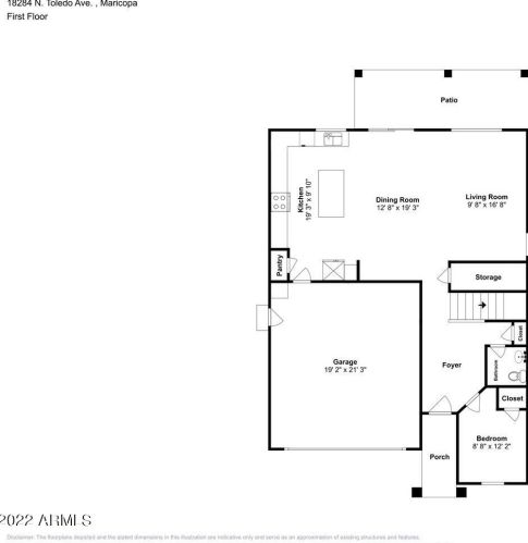 18284 Toledo Ave, Maricopa AZ  85138 exterior