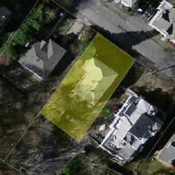 12 Bennington St, Newton MA  02458-1902 aerial view