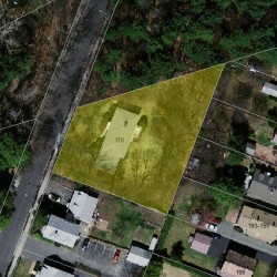 178 Beethoven Ave, Newton MA  02468-1728 aerial view