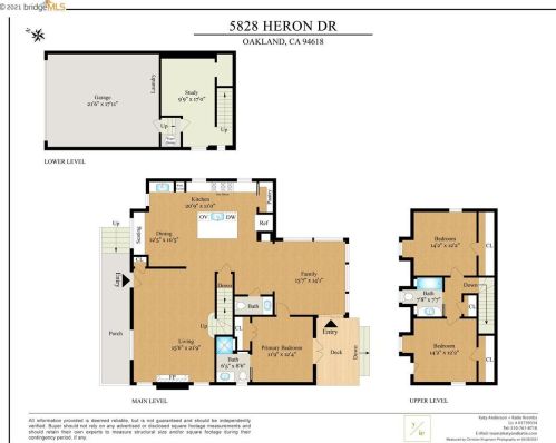 5828 Heron Dr, Oakland CA  94618-2628 exterior