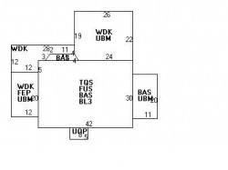 26 Tamworth Rd, Newton MA  02468-2219 floor plan