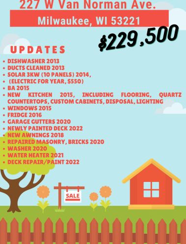 227 Van Norman Ave, Milwaukee WI 53235-5727 exterior