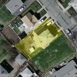 19 Colonial Ave, Newton MA  02460-1214 aerial view