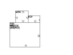 9 Pine St, Newton MA  02465-1416 floor plan