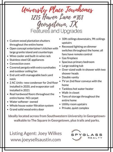 1215 Haven Ln, Georgetown TX  78626-6150 exterior