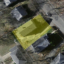 27 Lewis St, Newton MA 02458-1824 aerial view