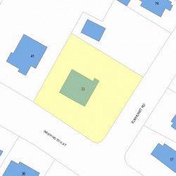 33 Washington St, Newton MA  02458-2228 plot plan