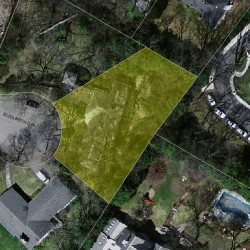 32 Elizabeth Cir, Newton MA  02465-2807 aerial view