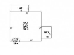 24 Groveland St, Newton MA  02466-2319 floor plan