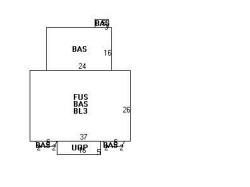 15 Rockland St, Newton MA  02458-1410 floor plan