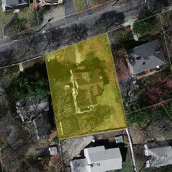 370 Newtonville Ave, Newton MA  02460-1941 aerial view