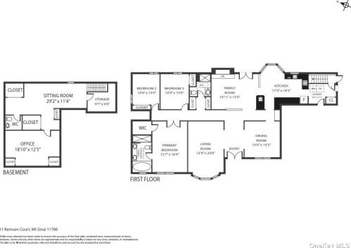11 Remsen Ct, Mount Sinai NY  11766-1603 exterior