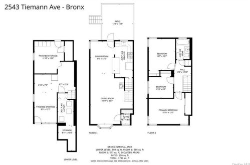 2543 Tiemann Ave, Bronx NY  10469-6111 exterior