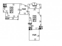 22 Beecher Ter, Newton MA  02459-2319 floor plan