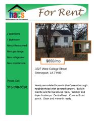 3527 College St, Shreveport LA  71109-2513 exterior