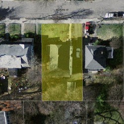 72 Elmore St, Newton MA  02459-1119 aerial view