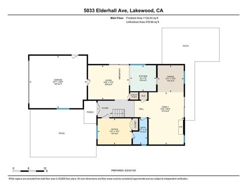 5033 Elderhall Ave, Lakewood CA  90712-2849 exterior