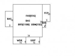 1007 Walnut St, Newton MA 02461-1134 floor plan