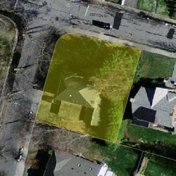 56 Cotton St, Newton MA 02458-2620 aerial view