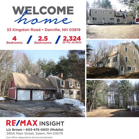 33 Kingston Rd, Danville NH  03819-3236 exterior