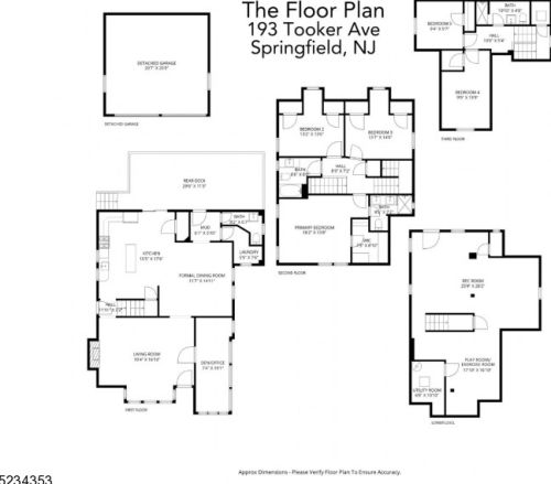 193 Tooker Ave, Springfield NJ  07081-1634 exterior
