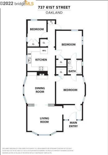 737 61st St, Oakland CA  94609-1207 exterior