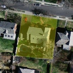 40 Montrose St, Newton MA  02458-2718 aerial view