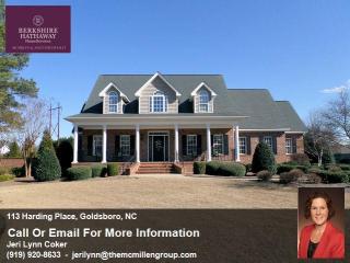 113 Harding Pl, Goldsboro NC  27534-9100 exterior