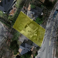 585 Chestnut St, Newton MA 02468-1225 aerial view