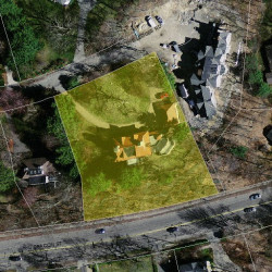 45 The Ledges Rd, Newton MA  02459-2072 aerial view