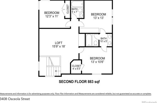 3408 Osceola St, Denver CO 80212-1950 exterior