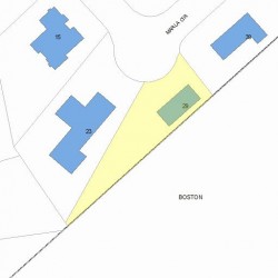 29 Marla Cir, Newton MA 02459-3460 plot plan