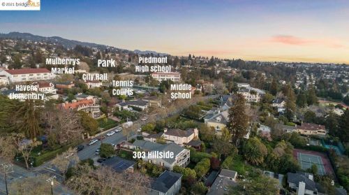 303 Hillside Ave, Oakland CA  94611-4013 exterior