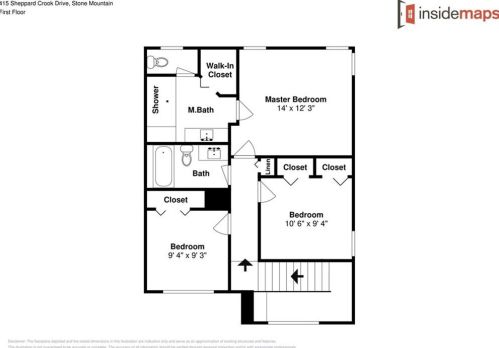 415 Sheppard Crook, Stone Mountain GA  30083-6119 exterior