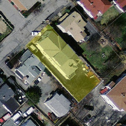 13 Cottage Ct, Newton MA  02458-1228 aerial view